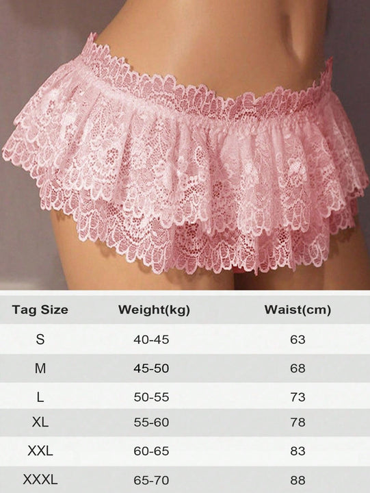 1 pieza Triangulo tentador Encaje Lenceria femenina sexy Tangas