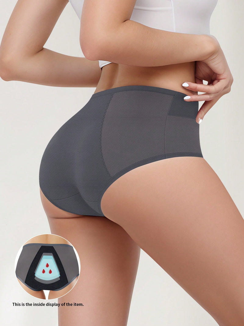 Ropa interior de menstruacion para mujeres, panties comodos triangulares a prueba de fugas y seguridad