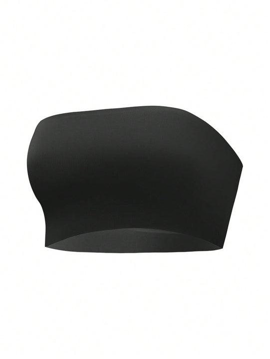 NEW Sujetador inalambrico sin tirantes para mujer con tiras transparentes extraibles y correas con letras, 3 formas de uso. Sujetador elastico sin costuras ni deslizamiento.