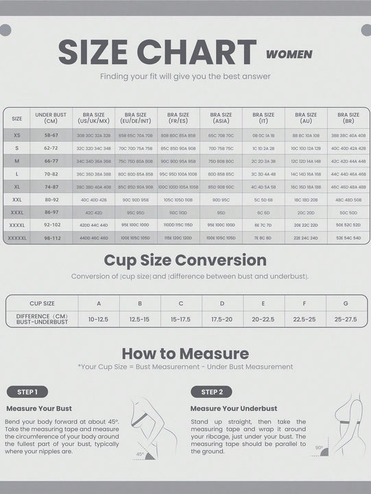 NEW Sujetador inalambrico sin tirantes para mujer con tiras transparentes extraibles y correas con letras, 3 formas de uso. Sujetador elastico sin costuras ni deslizamiento.