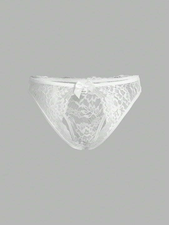 Classic Sexy Panties elegantes y sexis con lazo de encaje para mujeres