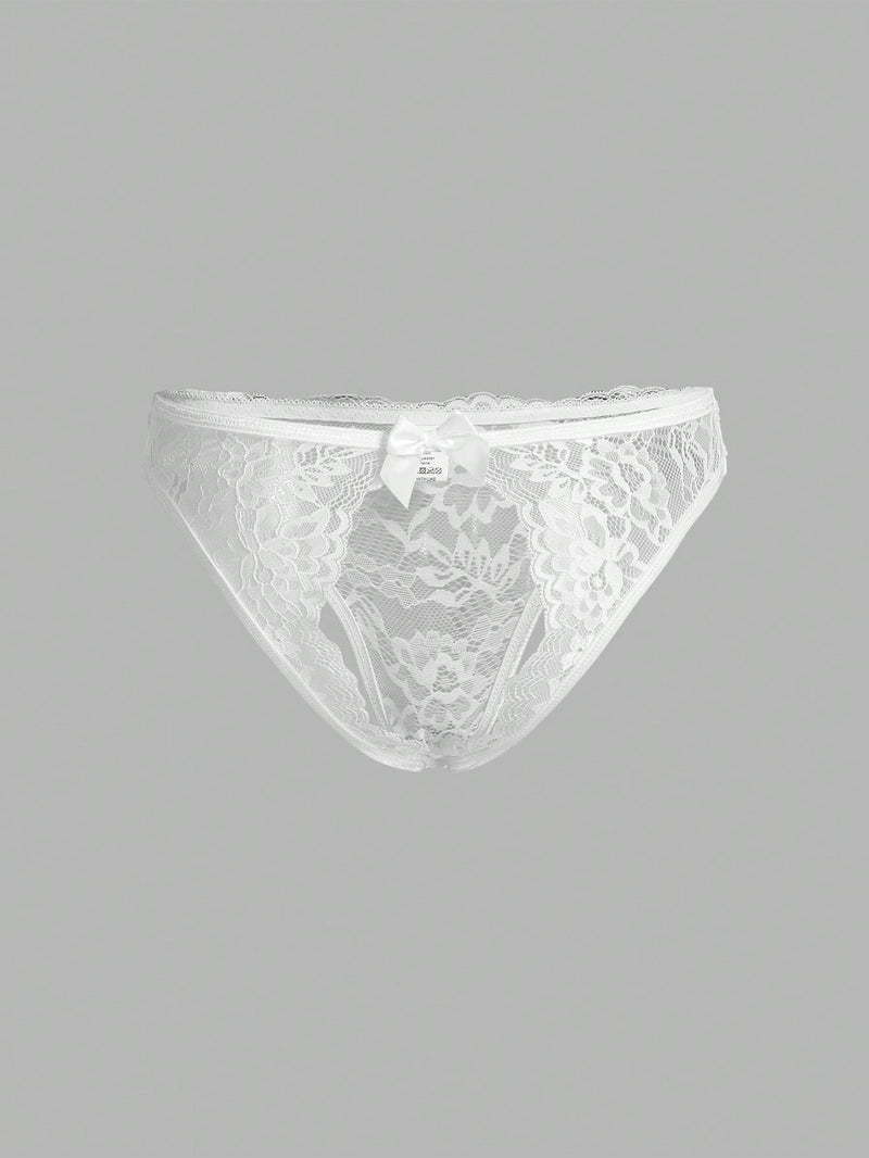 Classic Sexy Panties elegantes y sexis con lazo de encaje para mujeres