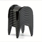 Estante Apilable para Vino y Bebidas - Organizador de Plástico Negro para Vino, Cerveza, Champán, Botellas de Refresco - Perfecto para Cocina, Despensa, Decoración de Bar, Botellas de Agua Potable, Estante de Exhibición