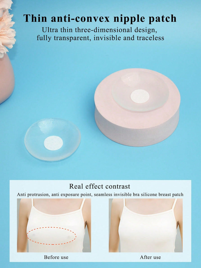 Insertos de Brasier invisible de silicona con cubiertas de pezones para vestidos sin tirantes, previene deslizamientos y mejora el escote, protectores de areola nupciales