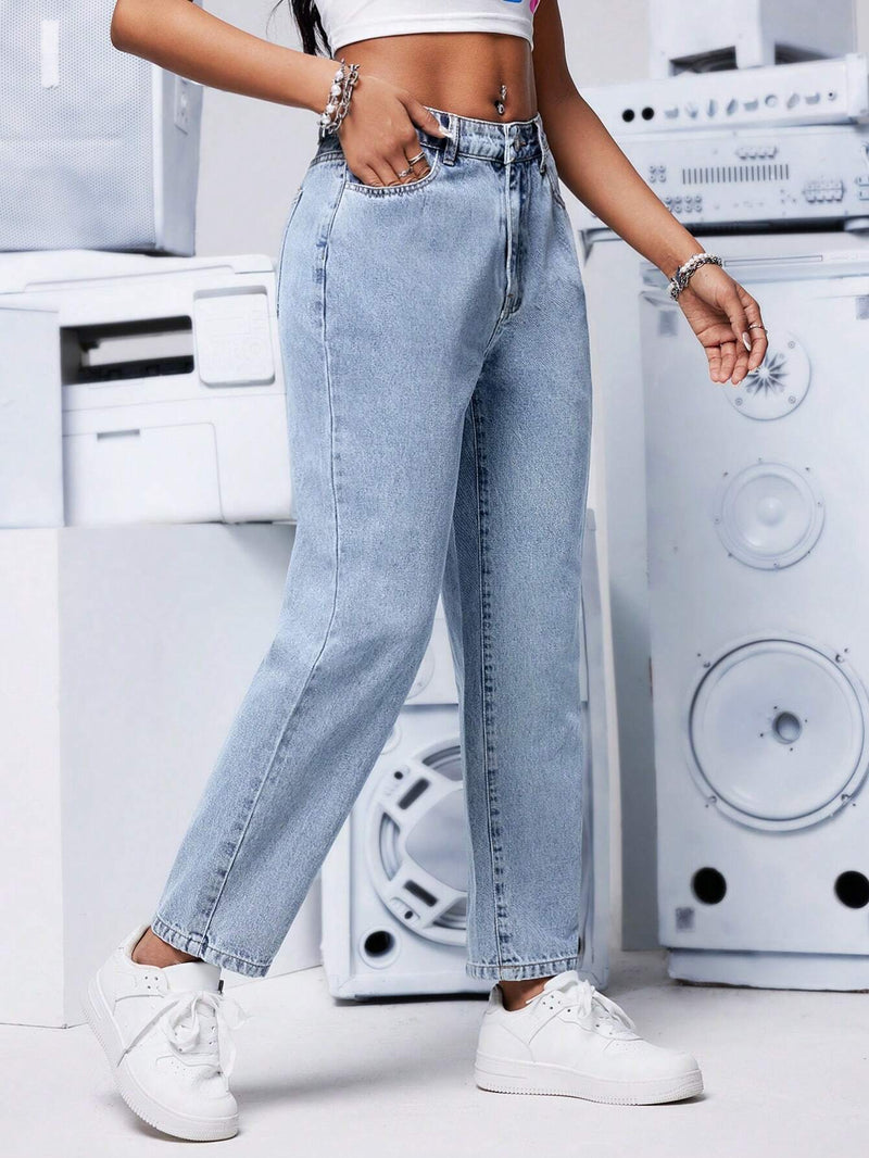 PETITE Pantalones largos Jeans casuales para mujer para usar todos los dias