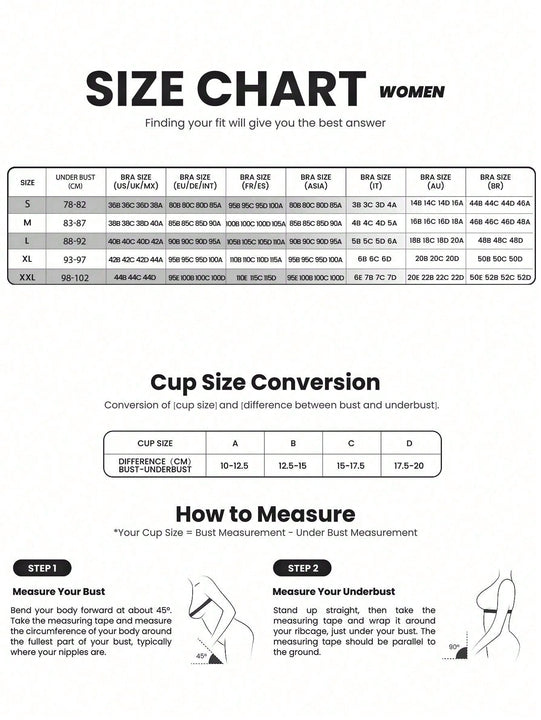 Sencillo Sujetador Inalambrico De Encaje Floral Solido Con Lazo, Sujetador De Cobertura Completa Comodo Y Transpirable, Lenceria Y Ropa Interior Para Mujeres