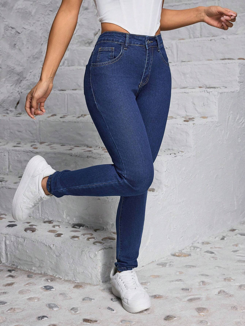 EZwear Jeans ajustados casuales de mujer