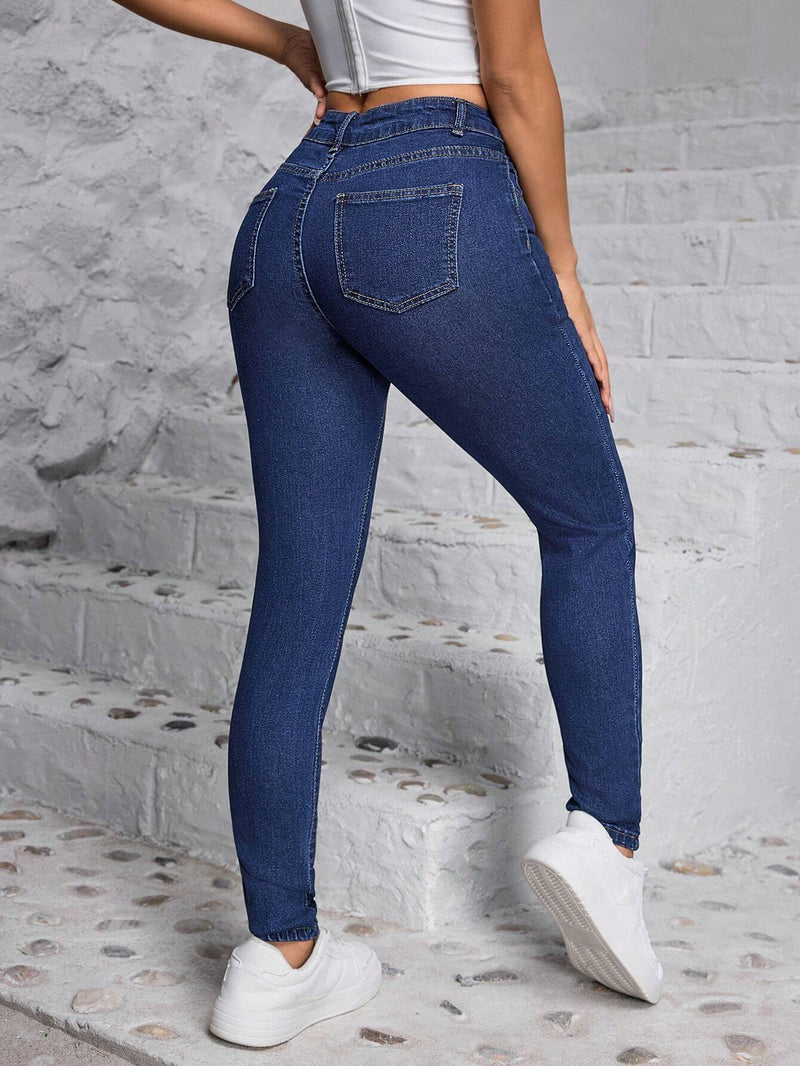 EZwear Jeans ajustados casuales de mujer