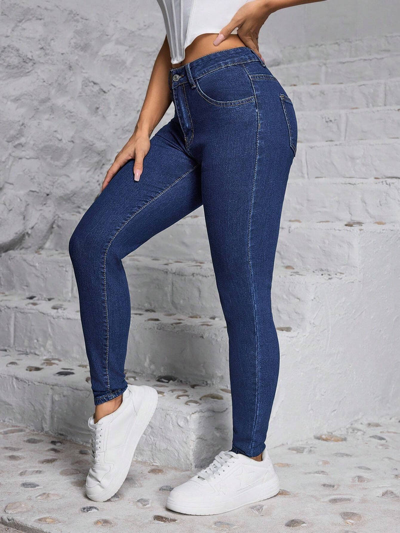 EZwear Jeans ajustados casuales de mujer