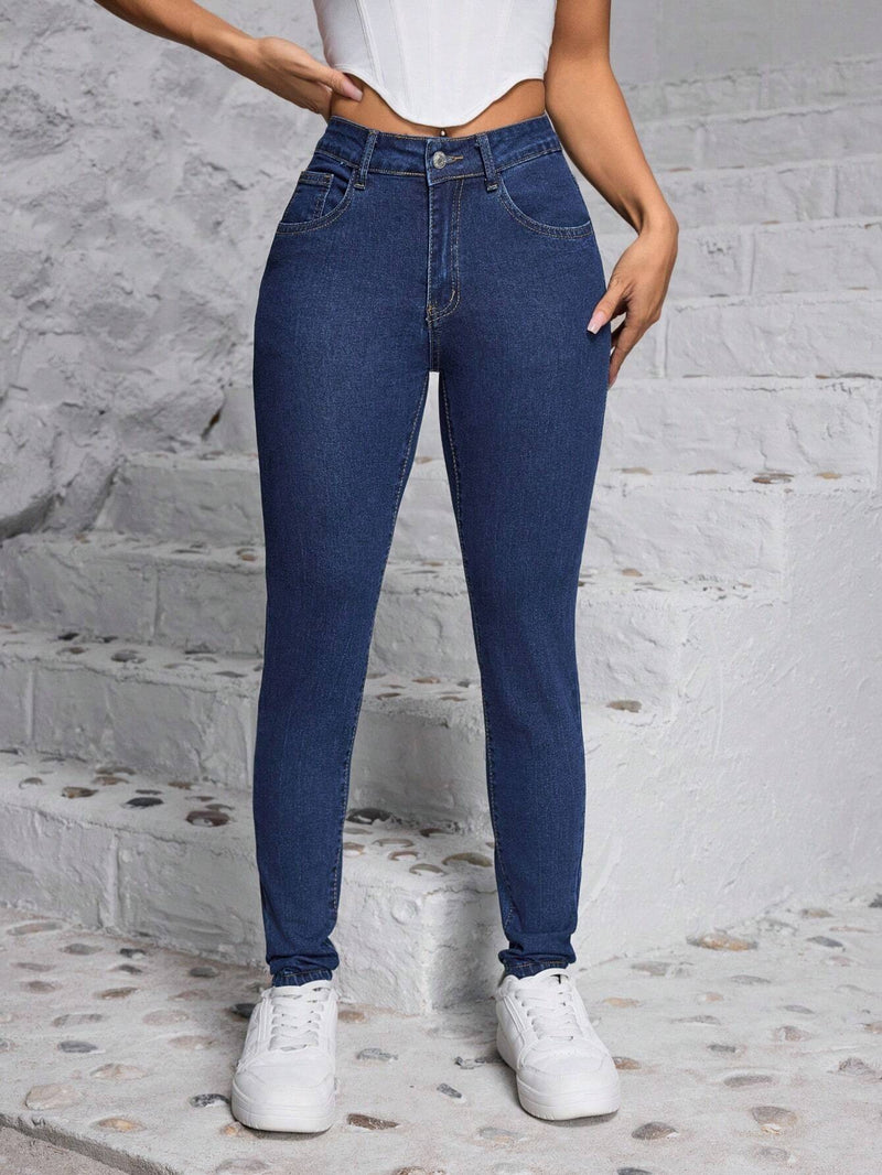 EZwear Jeans ajustados casuales de mujer