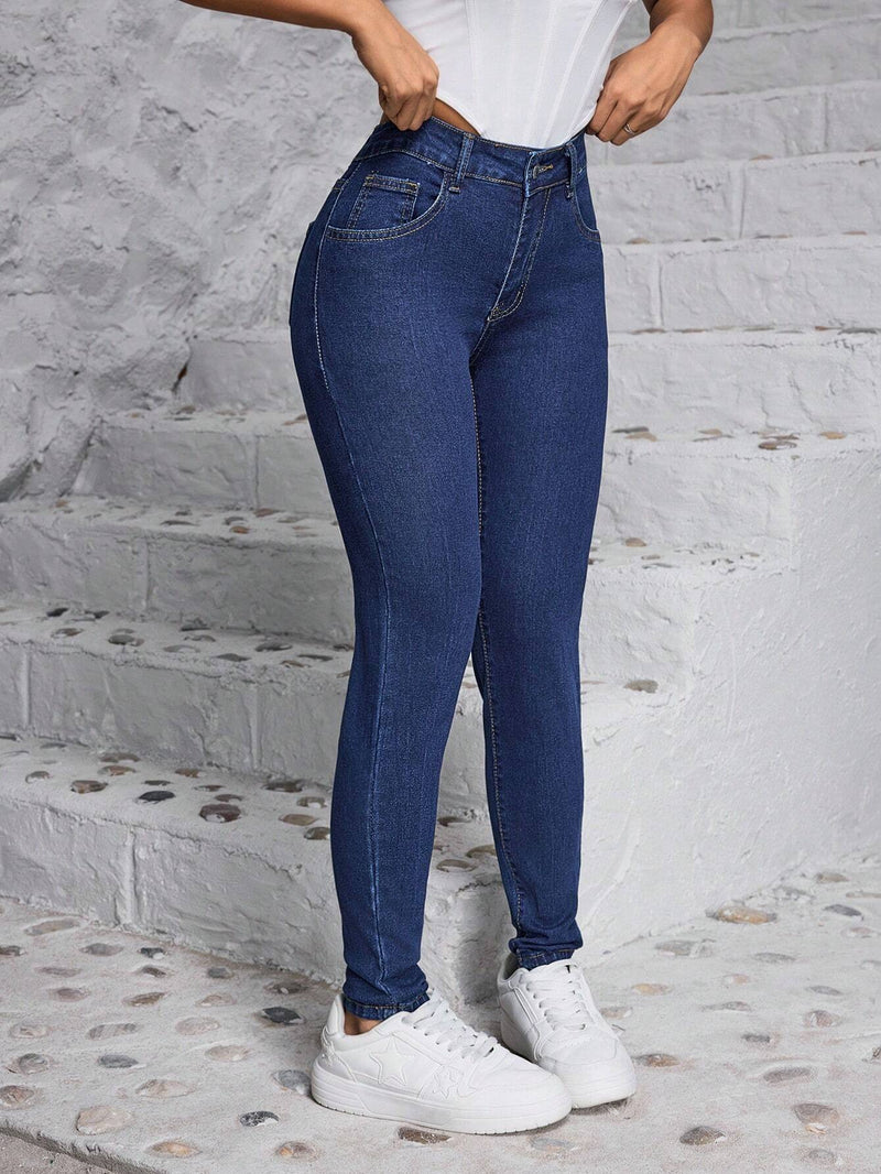 EZwear Jeans ajustados casuales de mujer