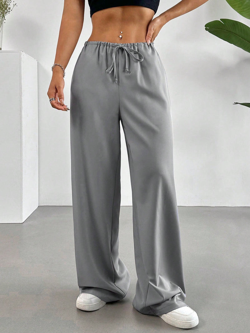 EZwear Pantalones largos simples y cotidianos para mujer