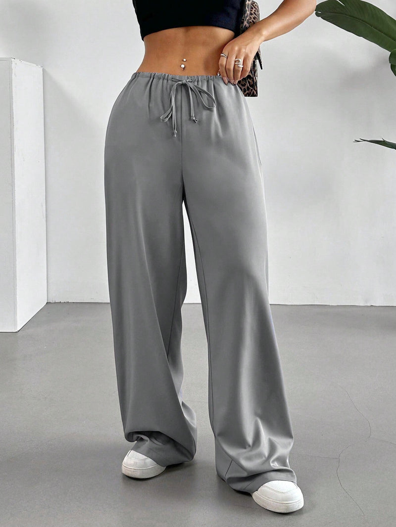 EZwear Pantalones largos simples y cotidianos para mujer