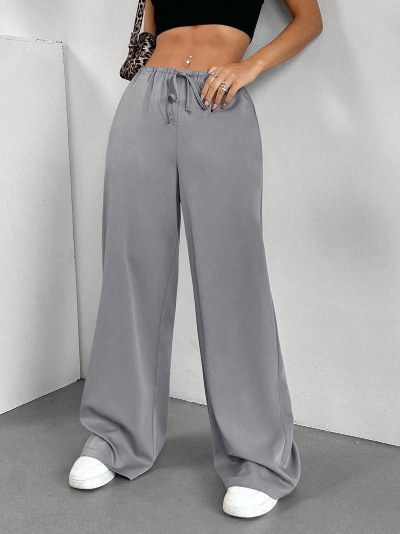 EZwear Pantalones largos simples y cotidianos para mujer