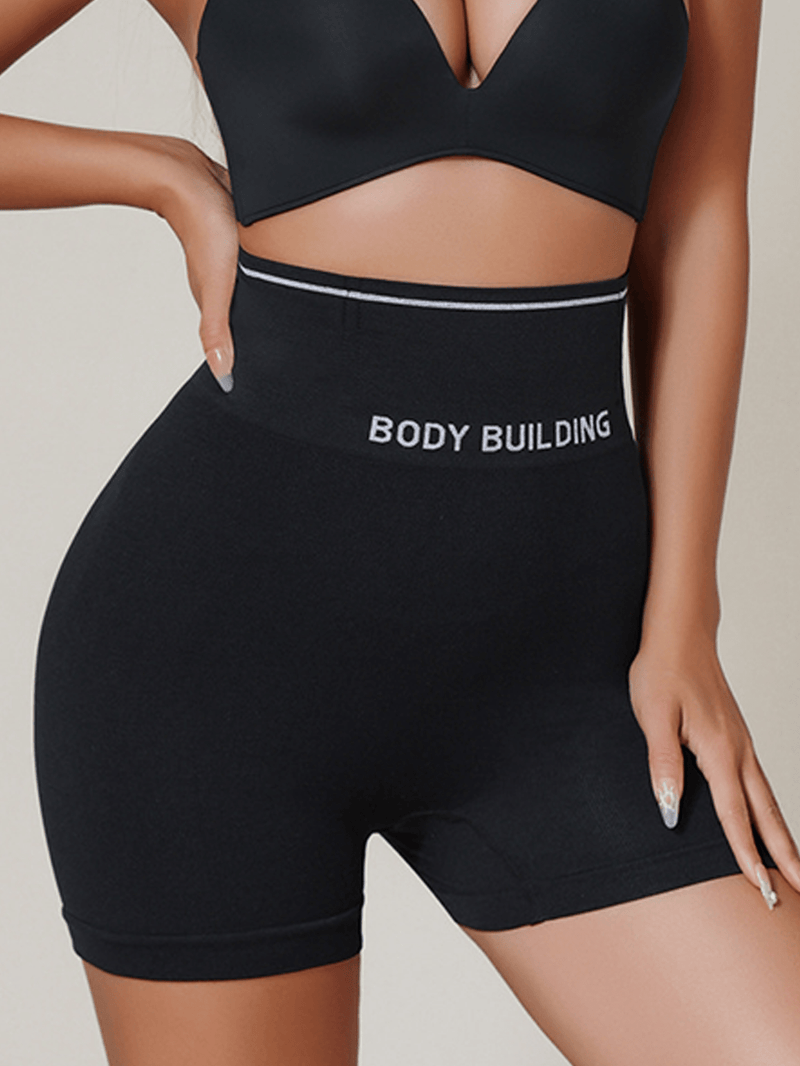 Pantalones cortos de mujer de cintura alta, ropa interior moldeadora sin costuras, cinturilla reductora, ropa interior moldeadora sexy levanta gluteos, boxers, pantalones cortos de yoga