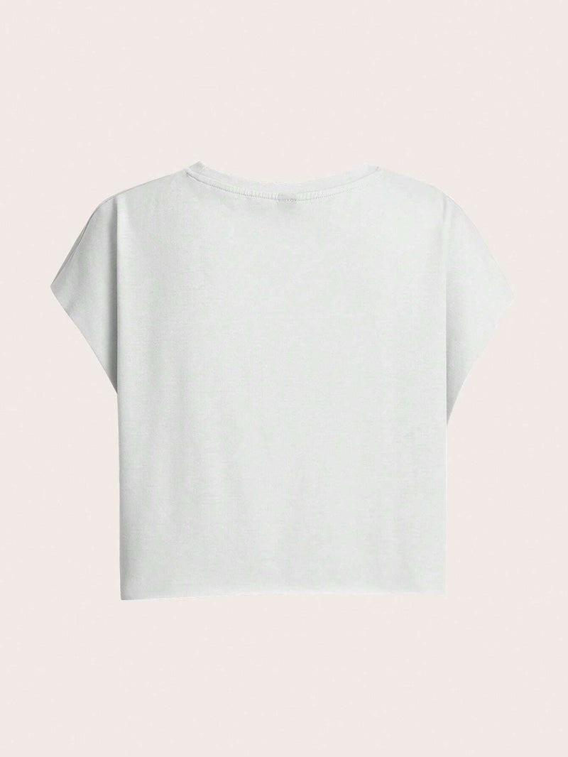 Camiseta casual de mujer con cuello redondo sin mangas para bicicleta de montana todoterreno impresa, verano