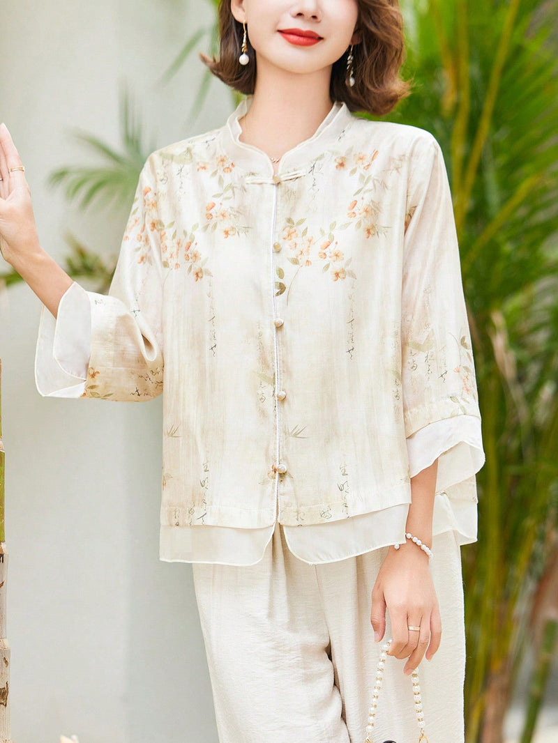 Tops Hanfu con cardigan de moda y estilo extranjero