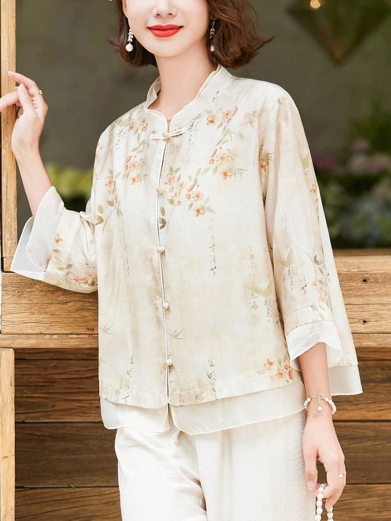 Tops Hanfu con cardigan de moda y estilo extranjero