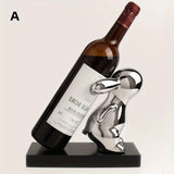 1pc Nuevo Beihanmei Creativo Portavinos de Conejo, Salón, Hogar, Mudanza, Regalo, Selección Estricta, Gabinete de Vino de Cerámica Decoración