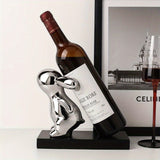 1pc Nuevo Beihanmei Creativo Portavinos de Conejo, Salón, Hogar, Mudanza, Regalo, Selección Estricta, Gabinete de Vino de Cerámica Decoración