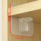 4 divisores ajustables para estantes de armario - Organizador expandible para guardarropas, baño, cocina - Instalación fácil sin taladrar con almohadillas de viscosa incluidas - Sistema de partición versátil