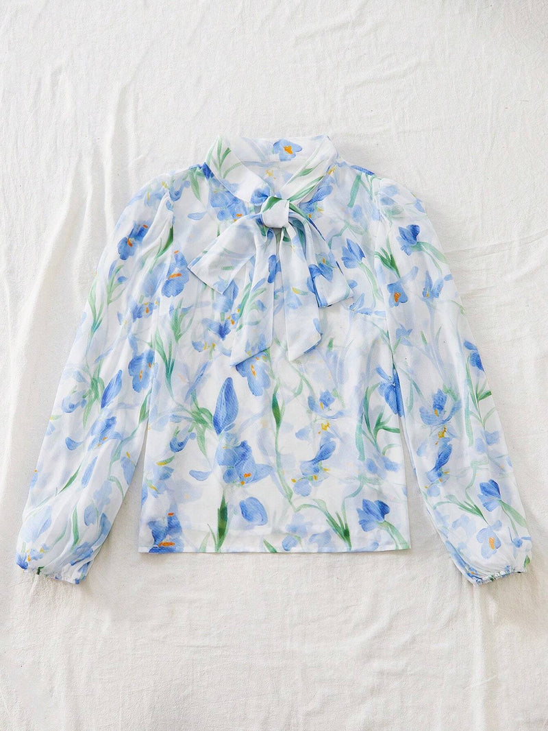 Camisa de flores para mujer para vacaciones