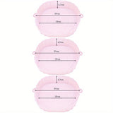 3 paquetes de revestimientos de silicona para freidoras de aire - 18,01 cm, alfombrillas reutilizables antiadherentes para cestas, bandejas de silicona de grado alimenticio, utensilios de cocina para freír con aire, hornear, accesorios para horno