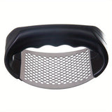 Prensa de ajo de acero inoxidable de primera calidad - Manual, gadget de cocina no eléctrico para una preparación fácil de alimentos, apto para lavavajillas y metal seguro para alimentos.