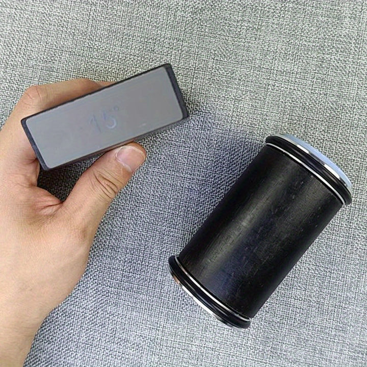 1pc Kit de afilador de cuchillos de aleación de aluminio con diamante y piedra de afilar, 15 y 20 grados de ángulo magnético, conjunto de herramienta de afilado manual, sin cargos