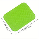 1/3pcs Alfombrillas de Silicona Resistentes al Calor, Placemats sin Contacto con Alimentos, Alfombras Decorativas para la Mesa para Cocina y Comedor, Soportes Creativos para Tazas y Platos, Aislamiento Térmico, Ideales para Navidad, Pascua, Acción de Gra