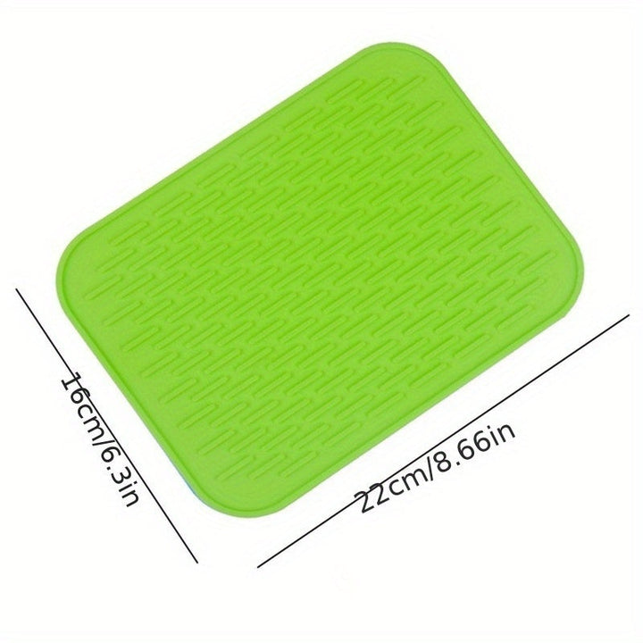 1/3pcs Alfombrillas de Silicona Resistentes al Calor, Placemats sin Contacto con Alimentos, Alfombras Decorativas para la Mesa para Cocina y Comedor, Soportes Creativos para Tazas y Platos, Aislamiento Térmico, Ideales para Navidad, Pascua, Acción de Gra