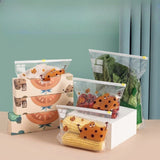 Bolsas de almacenamiento de alimentos festivos: material PE+PA, perfectas para organizar tu refrigerador.