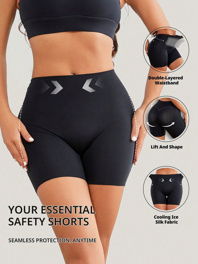 Shorts de seguridad sin costuras tipo boxer para mujer pantalones cortos shapewear control del abdomen bragas moldeadoras debajo de vestidos y faldas shorts tipo boxer ropa interior moldeadora ropa interior deportiva/ciclismo