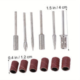 Juego de Herramientas de Taladro para Grabado de Motores Eléctricos, Juego de Herramientas de Taladro para Arte de Uñas, Juego de Herramientas para Máquina de Arte de Uñas