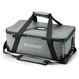 Neewer Bolsa de Transporte para Estudio con Acolchado de Espuma Móvil para Vision 4 ML300, CB60, RGB, MS60, MS150B - Funda de Viaje Duradera de Tela Oxford con Correa para el Hombro y Asa, Pies de Goma Antideslizantes y Antigolpes, Almacenamiento Portáti