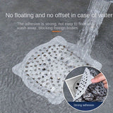 50pcs Trampa De Pelo Desechable, Cubierta De Filtro De Drenaje De Ducha Para Enchufe De Pelo, Pegatina De Pantalla De Filtro De Fregadero De Piso, Enchufe De Pelo Para Bañera De Baño