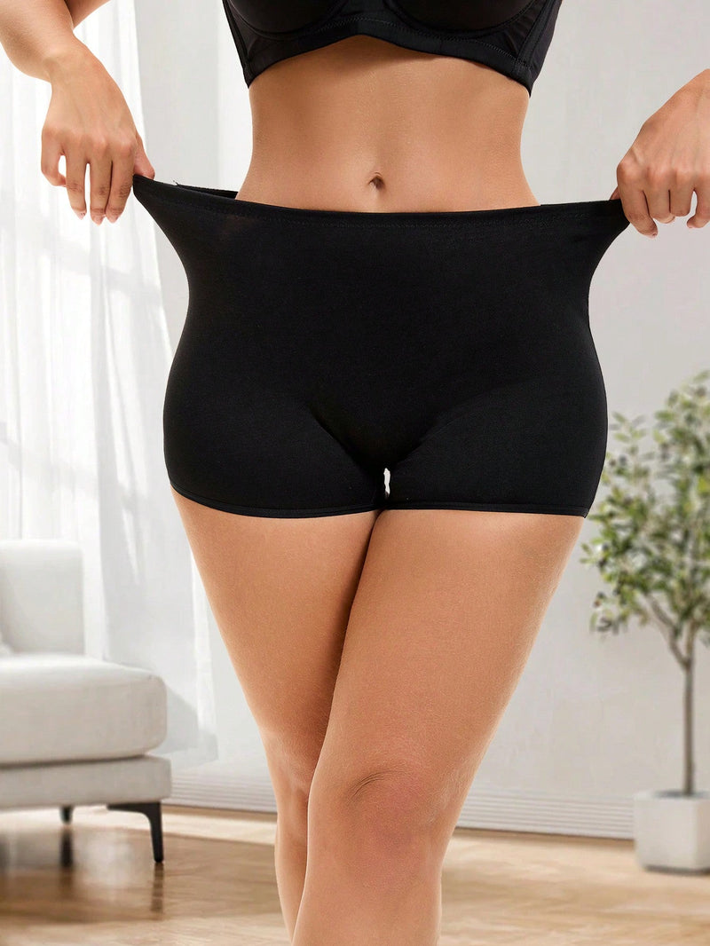 Set de 3 pantalones cortos deportivos y de fitness a media altura, con tecnologia anti-enrosque y transpirables para mujeres