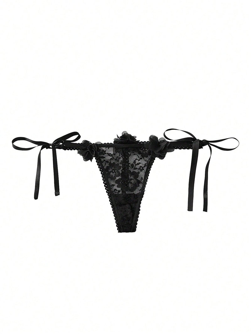 Spicyhot bragas tipo tanga con estampado floral romantico y sexy para mujeres con mono