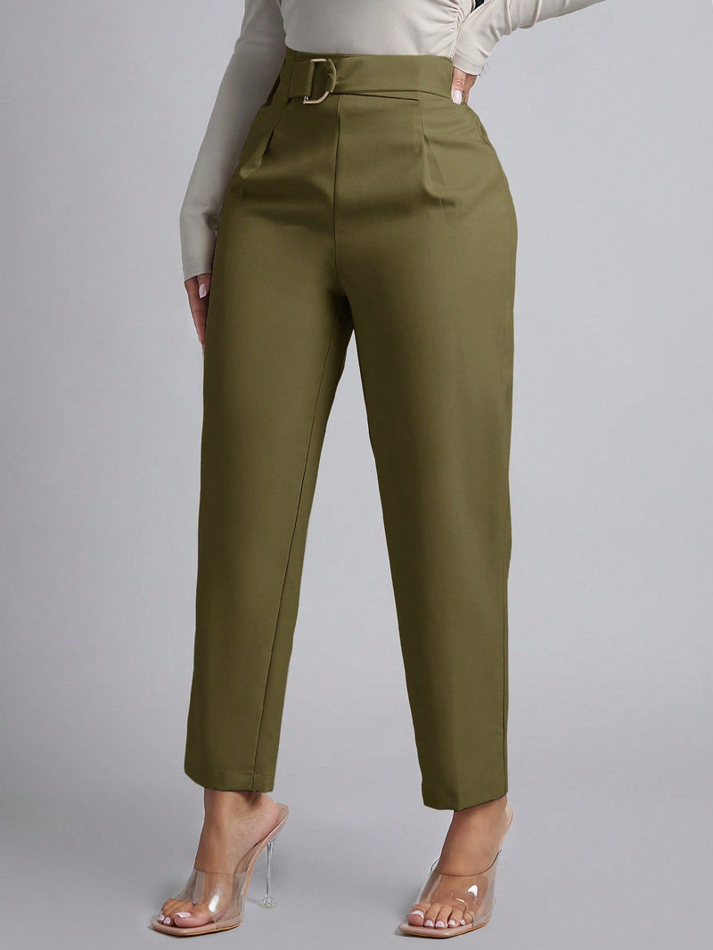 Petite pantalones de pana para mujer con cintura elastica en la parte trasera, apropiados para otono e invierno