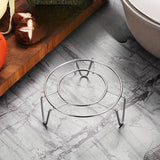 Estante de acero inoxidable para vapor - Innovador, no necesita energía, perfecto para ollas arroceras eléctricas y utensilios de cocina