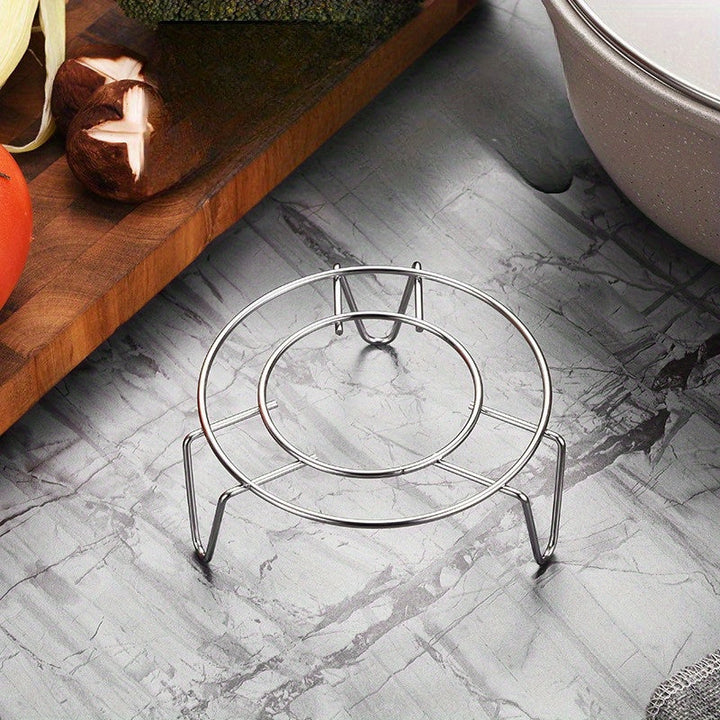 Estante de acero inoxidable para vapor - Innovador, no necesita energía, perfecto para ollas arroceras eléctricas y utensilios de cocina