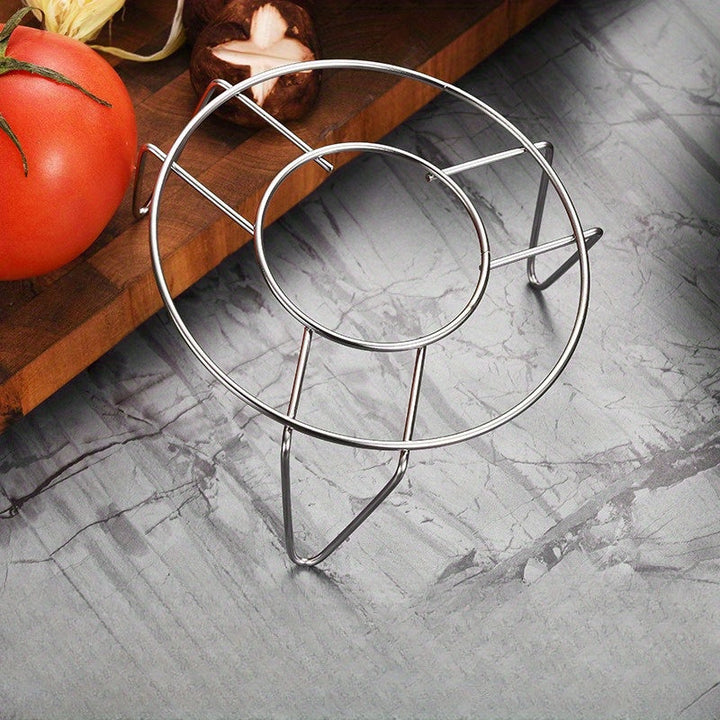 Estante de acero inoxidable para vapor - Innovador, no necesita energía, perfecto para ollas arroceras eléctricas y utensilios de cocina
