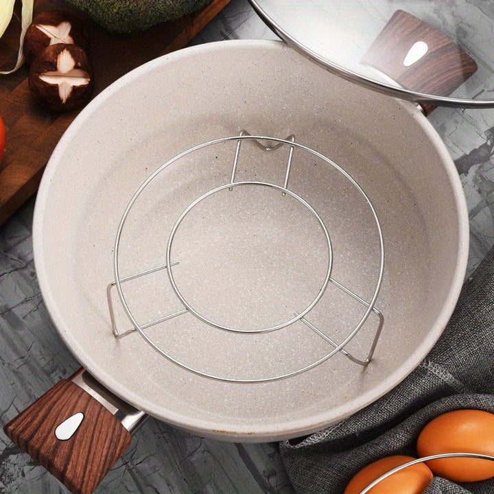 Estante de acero inoxidable para vapor - Innovador, no necesita energía, perfecto para ollas arroceras eléctricas y utensilios de cocina