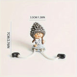 Estatuilla de personaje de dibujos animados, decoración para escritorio, adorno creativo y moderno, ideal para fiestas, embellecimiento del hogar, regalo adorable