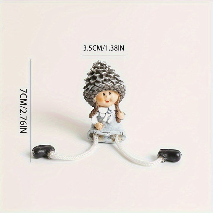 Estatuilla de personaje de dibujos animados, decoración para escritorio, adorno creativo y moderno, ideal para fiestas, embellecimiento del hogar, regalo adorable