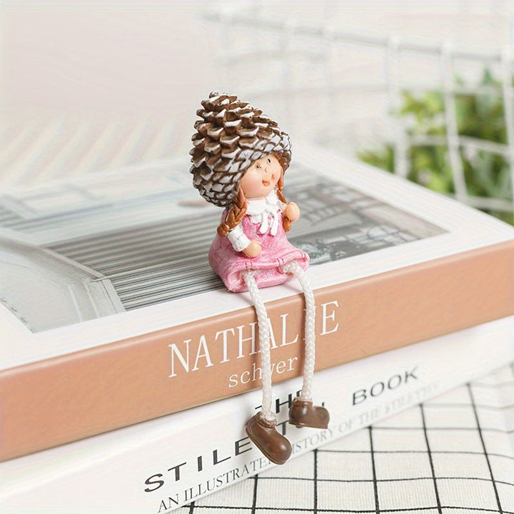 Estatuilla de personaje de dibujos animados, decoración para escritorio, adorno creativo y moderno, ideal para fiestas, embellecimiento del hogar, regalo adorable