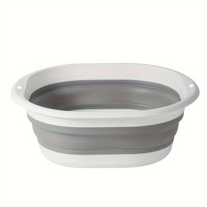 Cuenco Plegable Portátil para Hogar, Dormitorio y Viajes – Cubo de Plástico Reforzado para Lavar Manos y Pies, Almacenamiento Compacto, Accesorio de Viaje al Aire Libre