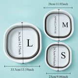 Cuenco Plegable Portátil para Hogar, Dormitorio y Viajes – Cubo de Plástico Reforzado para Lavar Manos y Pies, Almacenamiento Compacto, Accesorio de Viaje al Aire Libre