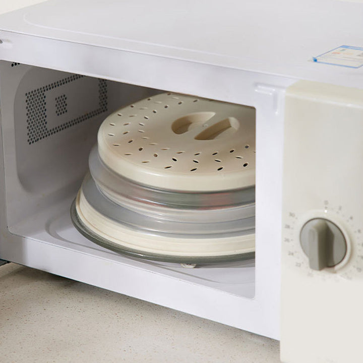 1pc Protector Antisalpicaduras para Microondas - Cubierta de Alimentos TPR Resistente al Calor, Multifuncional para Calentar y Conservar Alimentos, Ideal para Uso en Refrigerador, Cubierta para Alimentos en Microondas