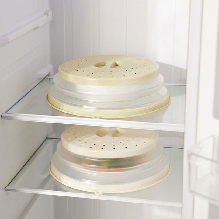 1pc Protector Antisalpicaduras para Microondas - Cubierta de Alimentos TPR Resistente al Calor, Multifuncional para Calentar y Conservar Alimentos, Ideal para Uso en Refrigerador, Cubierta para Alimentos en Microondas